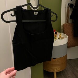 Aritzia Sunday Best Corset Cropped Tank Top